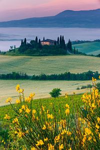 Belvedere im Val d'Orcia, Toskana, Italien