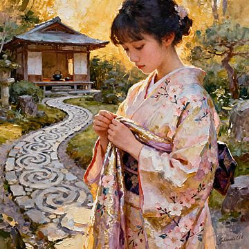 Blooming Silence by Johannas Art Creations