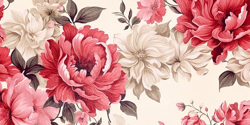 Vintage bloemen patroon