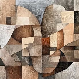 Abstract bruin van Thea