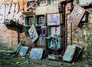verlassene Fabrik aus der ehemaligen DDR