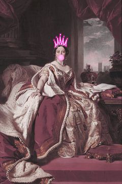 Queenvictoriabubblegum2 Verhouding2x3 van Grace Digital Art Co