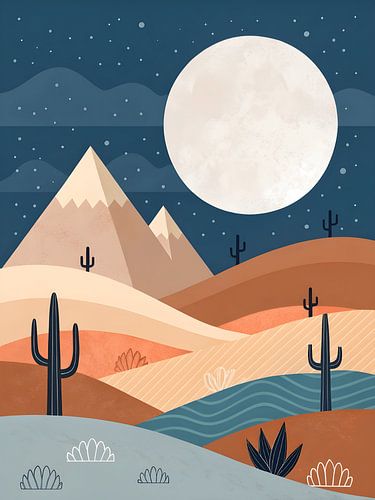 Woestijnmaan Serenade