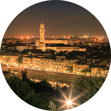 Panorama beeld van Florence, Italië van Henk Meijer Photography