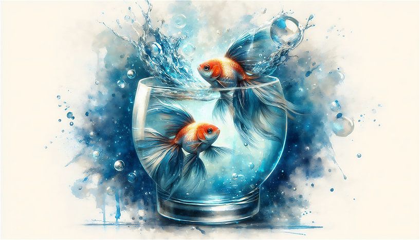 Goldfish by Sabine Wagner