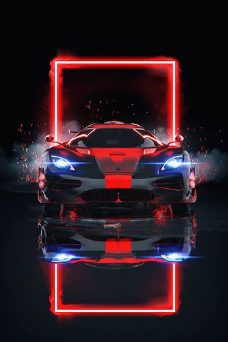 Koeniggsegg Cyber Neon