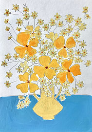 Nature morte jaune vif sur Rushati Chowdhury