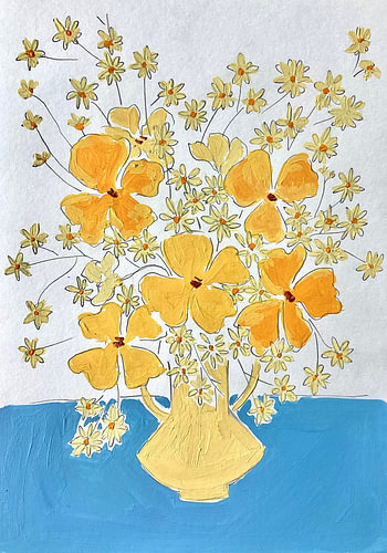 Bright Yellow Still Life
