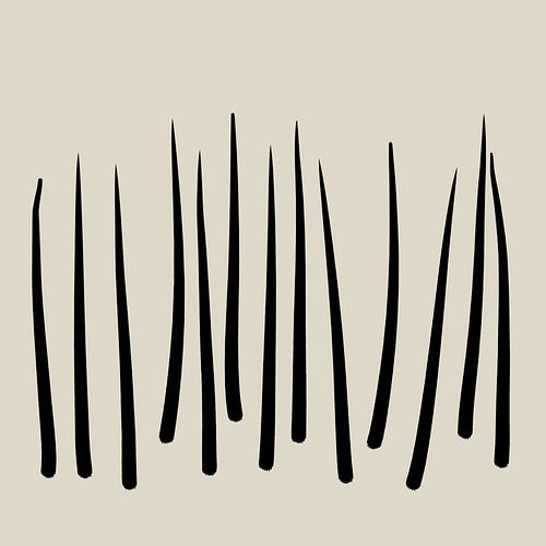 Abstrakte und minimalistische Kunstwerke