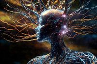 Künstliche Intelligenz & Mensch verbunden