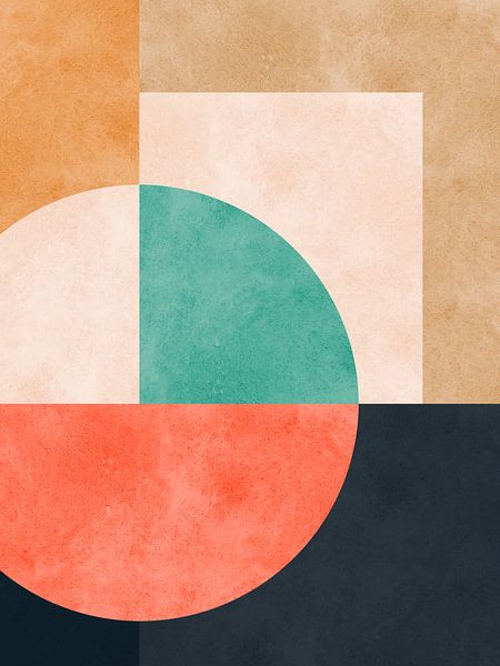 Expressieve geometrische vormen 5 van Vitor Costa