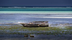 Maritieme stilte aan de kust Zanzibar