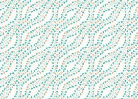 Path of shells green by Kimfaesdesign