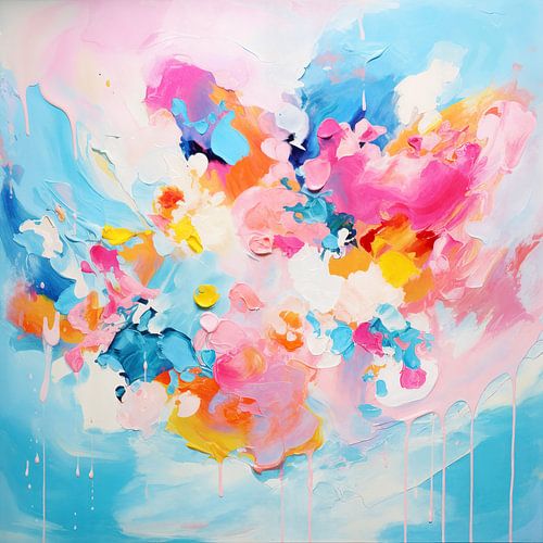 Dance of colours | Abstract Floral