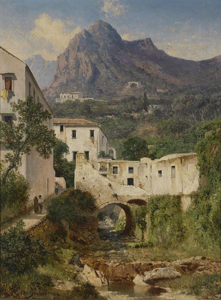 Albert Zimmermann, Mühltal near Amalfi by Atelier Liesjes