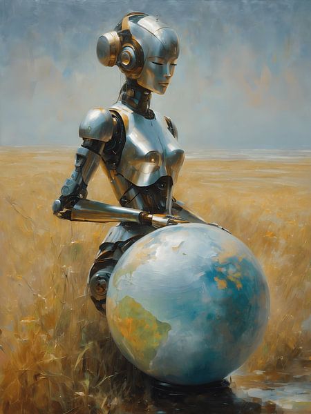 Robot future by Jolique Arte