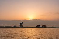 Moulin Le coucher de soleil de North Texel par Texel360Fotografie Richard Heerschap Aperçu