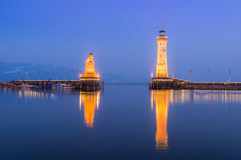 Hafeneinfahrt Lindau am Bodensee