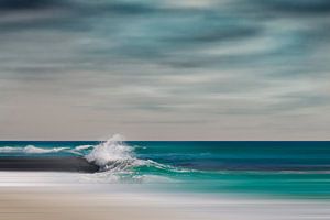 Welle - Abstrakter Strand - und Ozeanszene