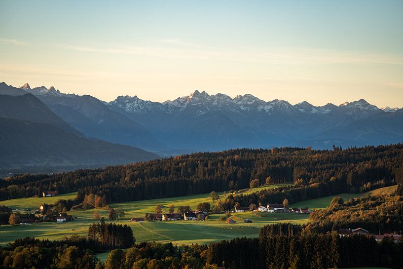 View of the Allgäu Alps by Leo Schindzielorz