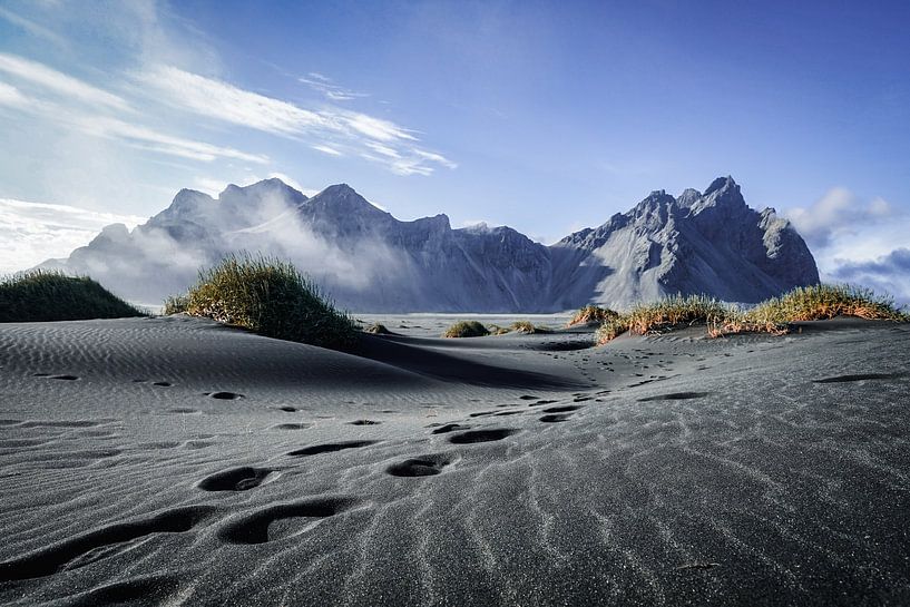 Tracks in the sand of Stokksnes by Rafaela_muc