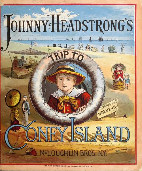 Coney Island vakantie advertentie van Atelier Liesjes
