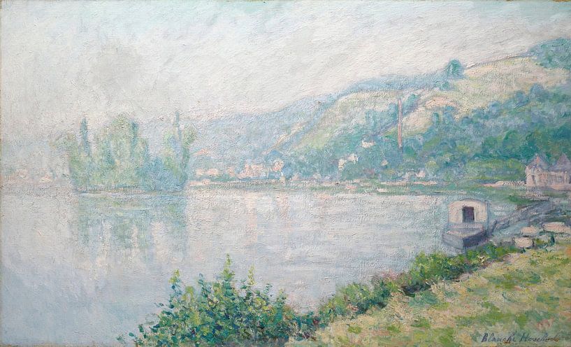 Seine-Ufer, Blanche Hoschedé-Monet von Meisterhafte Meister