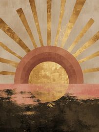 Sonne | Goldene Sonne über dem Meer