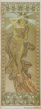 Étoile du soir, Alphonse Mucha