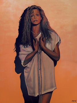 Kim Basinger schilderij