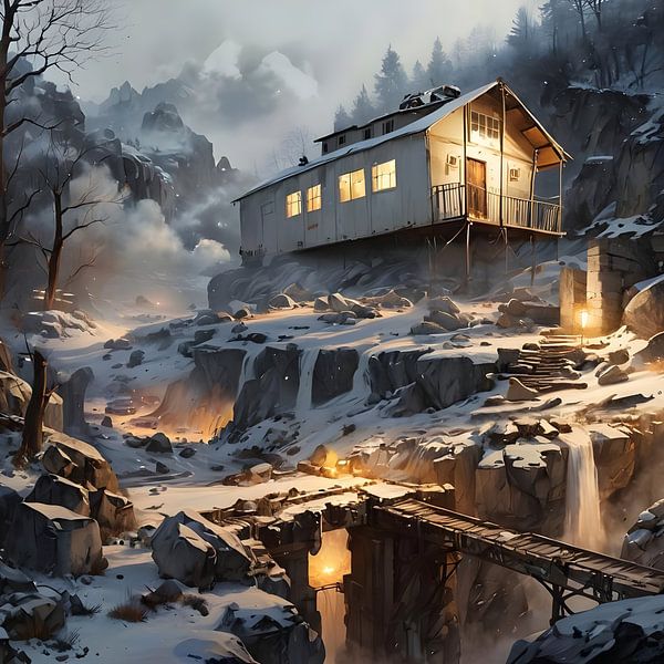 the house in the gorge by Nick Wendt