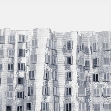 Part Facade Gehry Architecture Düsseldorf by Dirk Wüstenhagen