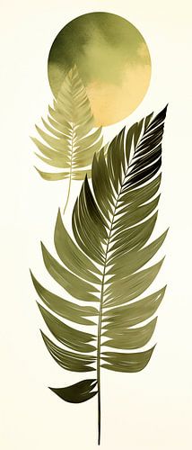 Boho Salie Groen Abstract