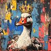 Canard royal sur CanvasbyCaro
