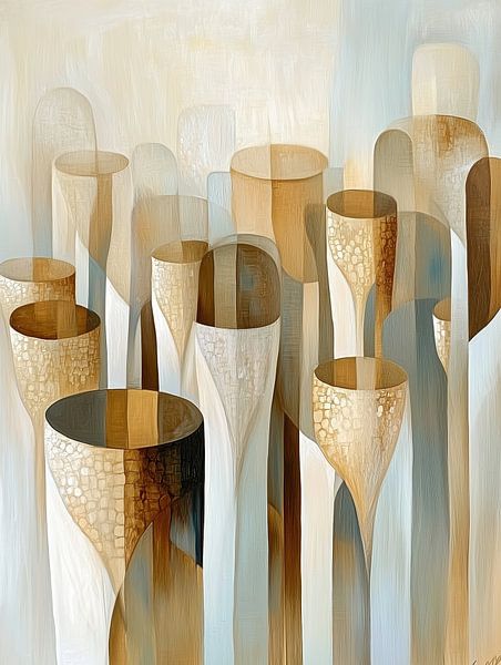 Modern abstracte vormen van Bert Nijholt