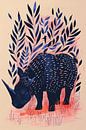 Moderne unieke neushoorn van haroulita thumbnail