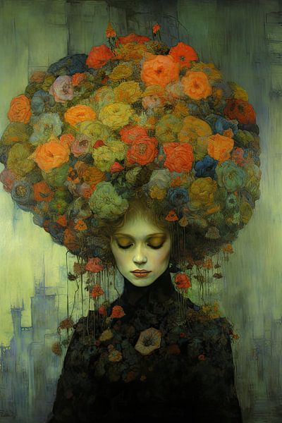 Surrealist portrait by Bert Nijholt