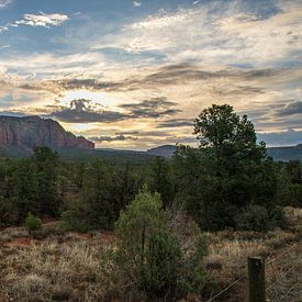 Sedona Dämmerung Arizona von Ton Tolboom