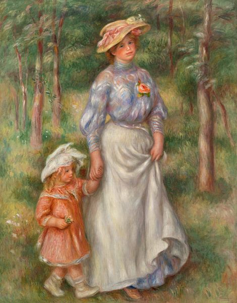Renoir, Die Promenade (1906) von Atelier Liesjes