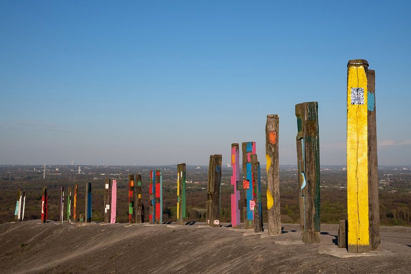 Landmark on the Haniel slag heap, Bottrop, Germany by Alexander Ludwig