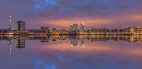 Sunset panorama Rotterdam