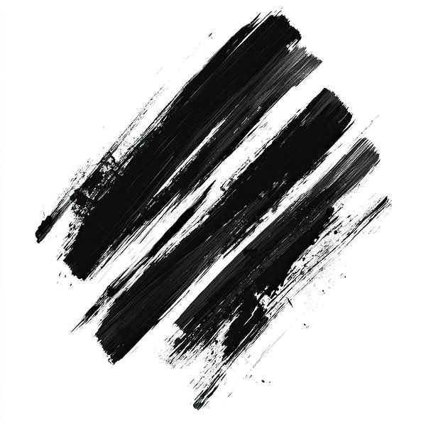 Abstract Black Movement by Modern Collection
