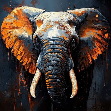 Afrikaanse Olifant van PixelPrestige