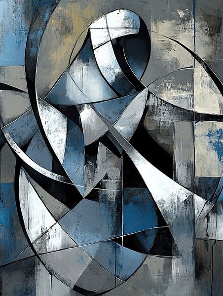 Torsion des ombres et de la lumière par Peinture Abstraite
