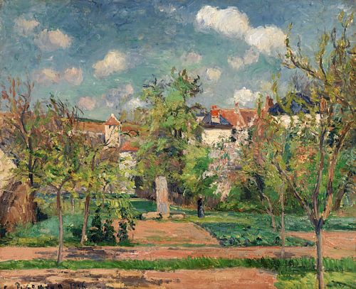Camille Pissarro,Tuin in volle zonlicht
