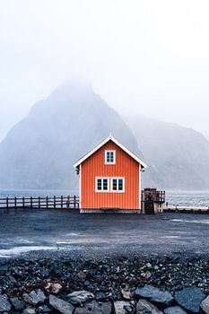 Fischerhütte auf den Lofoten, Norwegen