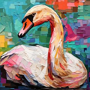 Schwan | Abstrakter Schwan