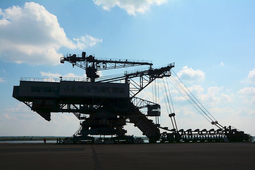 Former coal excavator in the former Golpa-Nord open-cast mine near Gräfenhainichen by Heiko Kueverling