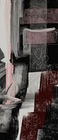 Modernes abstraktes Mixed Media Gemälde - Schritt für Schritt