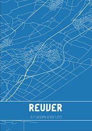 Blueprint | Map | Reuver (Limburg) by Prints of Place